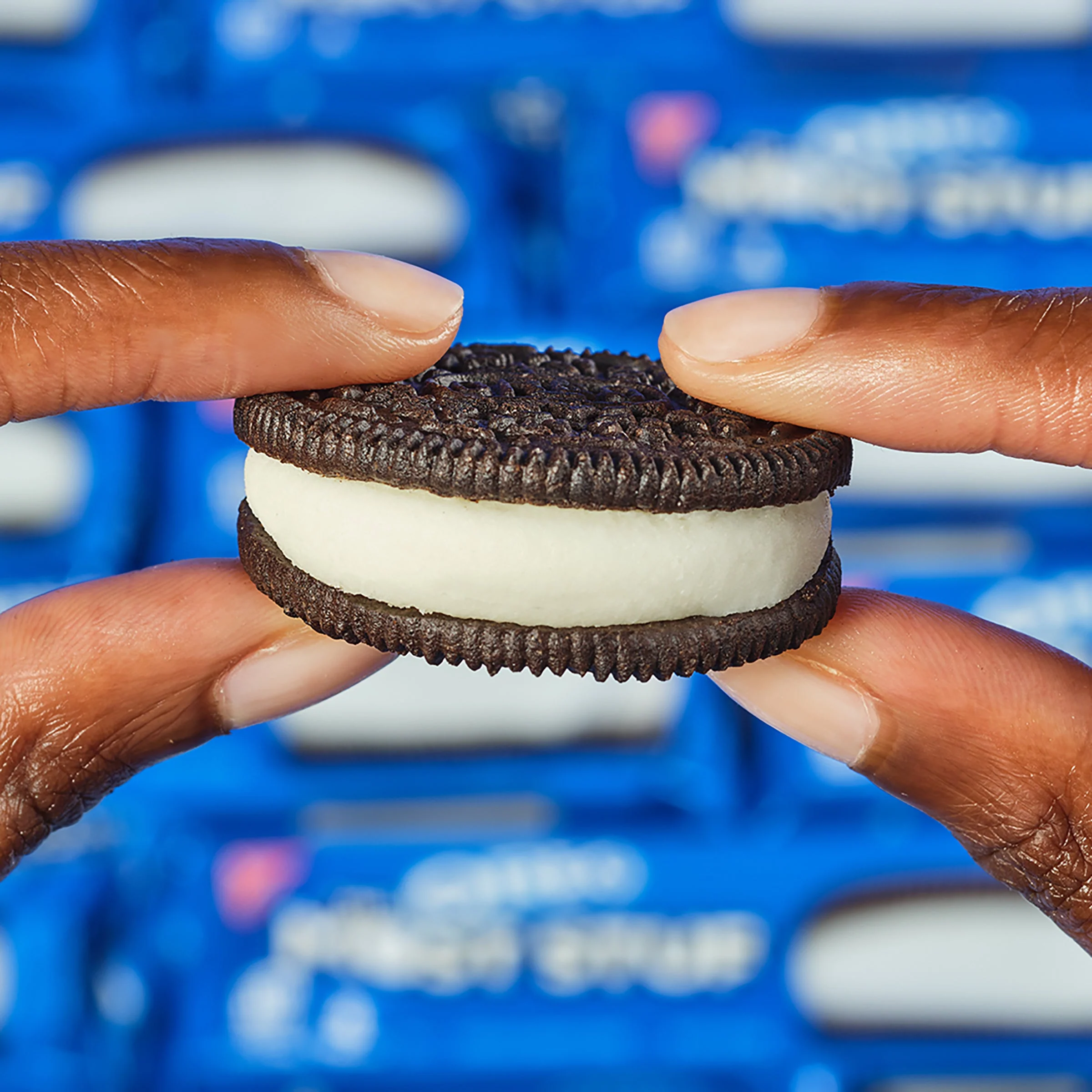Mega Stuf Chocolate Sandwich Cookies, Family Size - Image 4