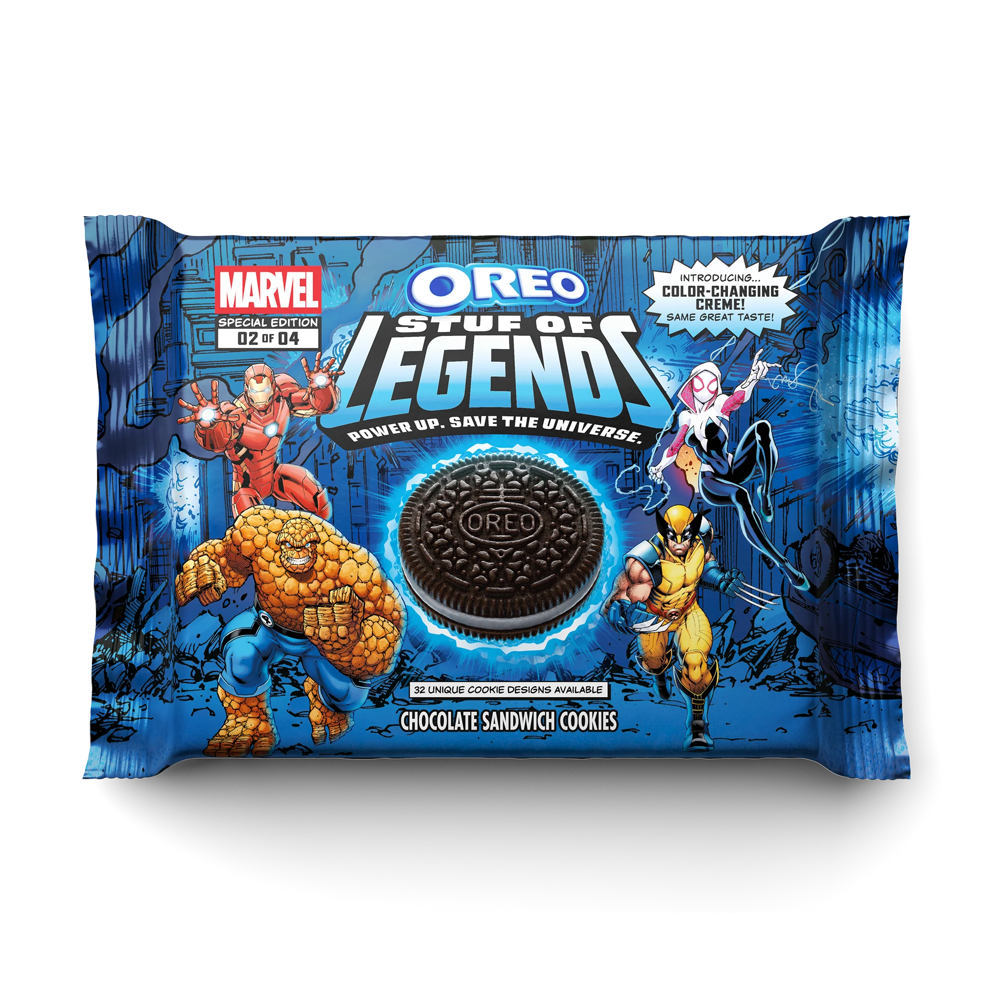 Marvel OREO Stuf of Legends Cookies Complete Bundle, 4 Pack - Image 4