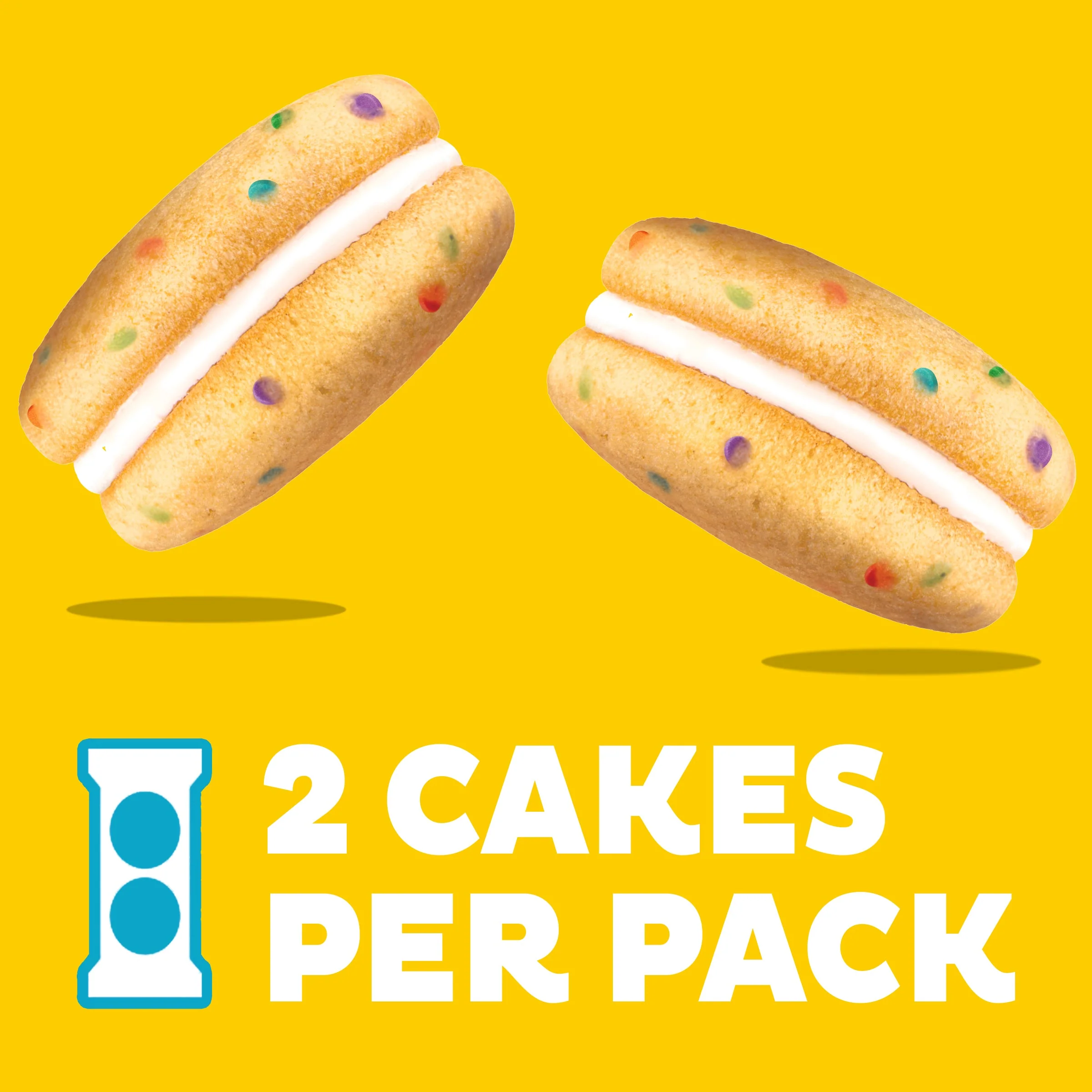 Cakesters Confetti Cake Soft Snack Cakes, Snack Packs - Image 2