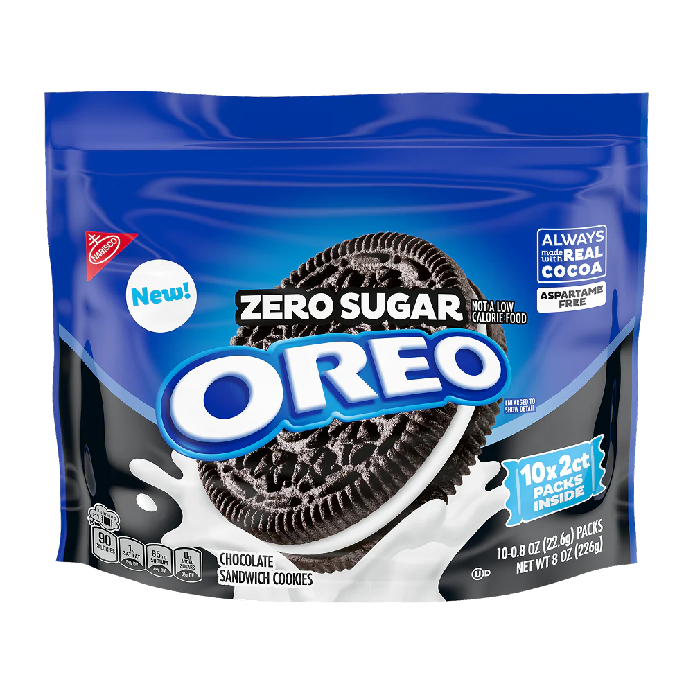 Zero Sugar Chocolate Sandwich Cookies, Snack Packs