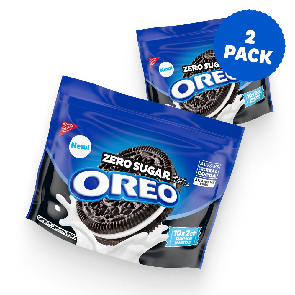 Zero Sugar Chocolate Sandwich Cookies, Snack Packs, 2 Pack